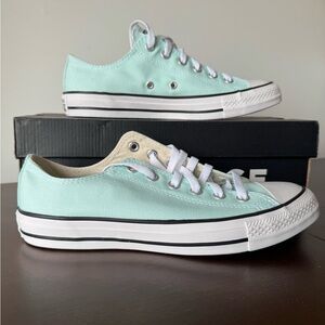 Converse Mint Green Low-Top Sneakers